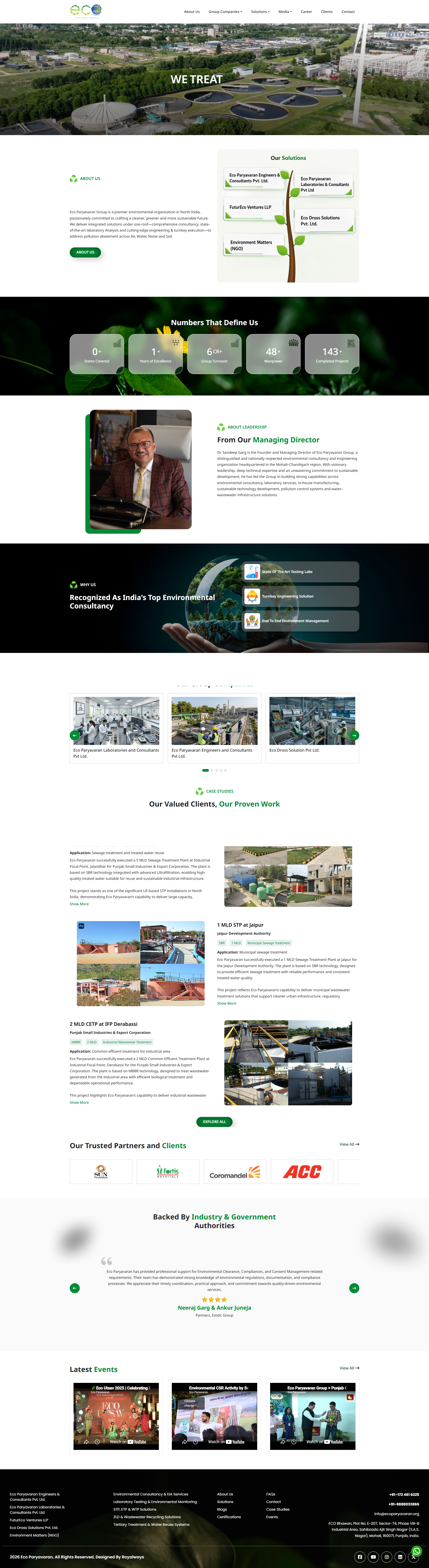 Aarti International website by Infosoft Network
