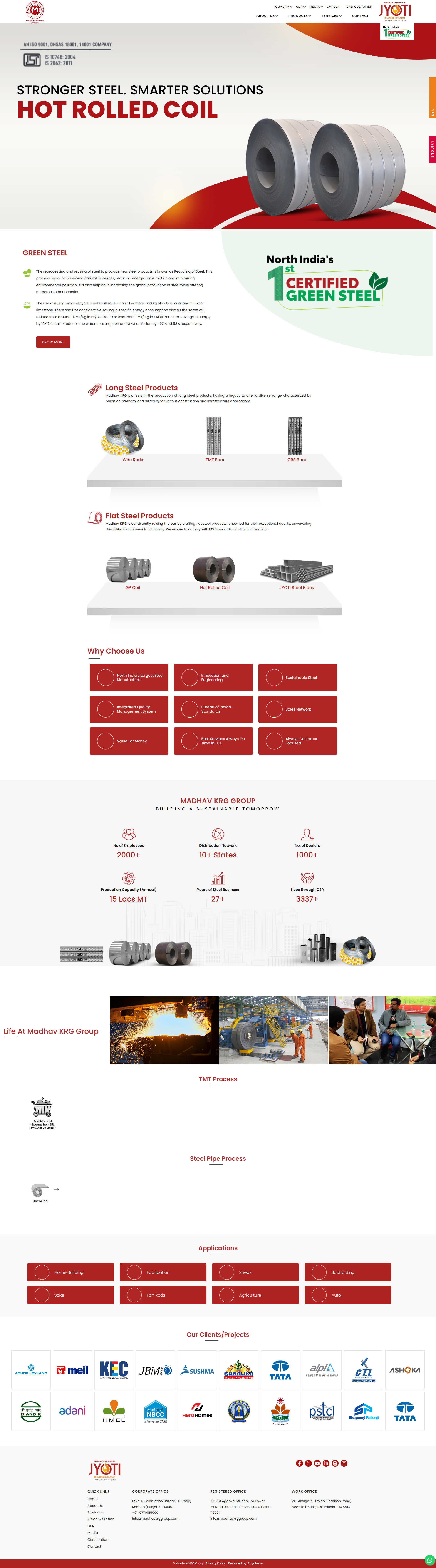 Umbera Group website by Infosoft Network