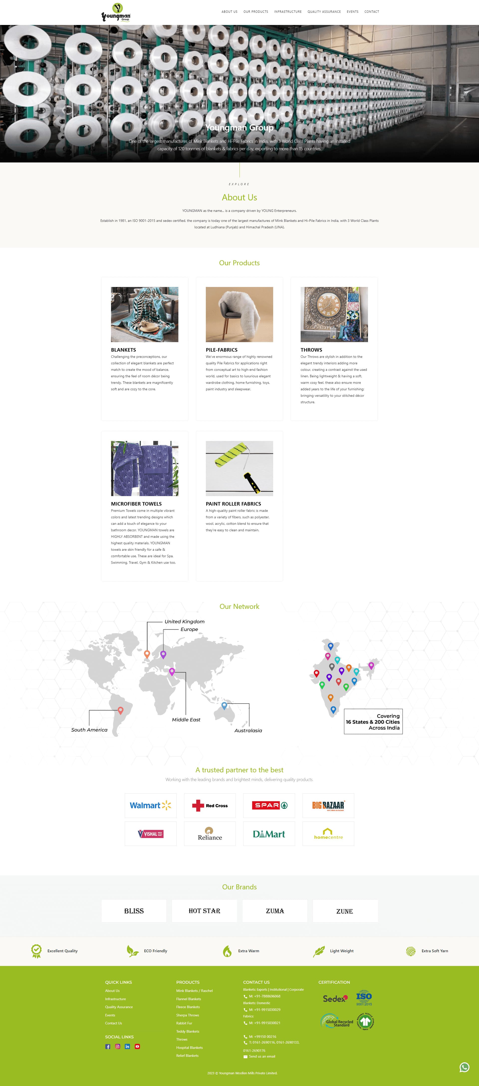 Youngman Group website by Infosoft Network