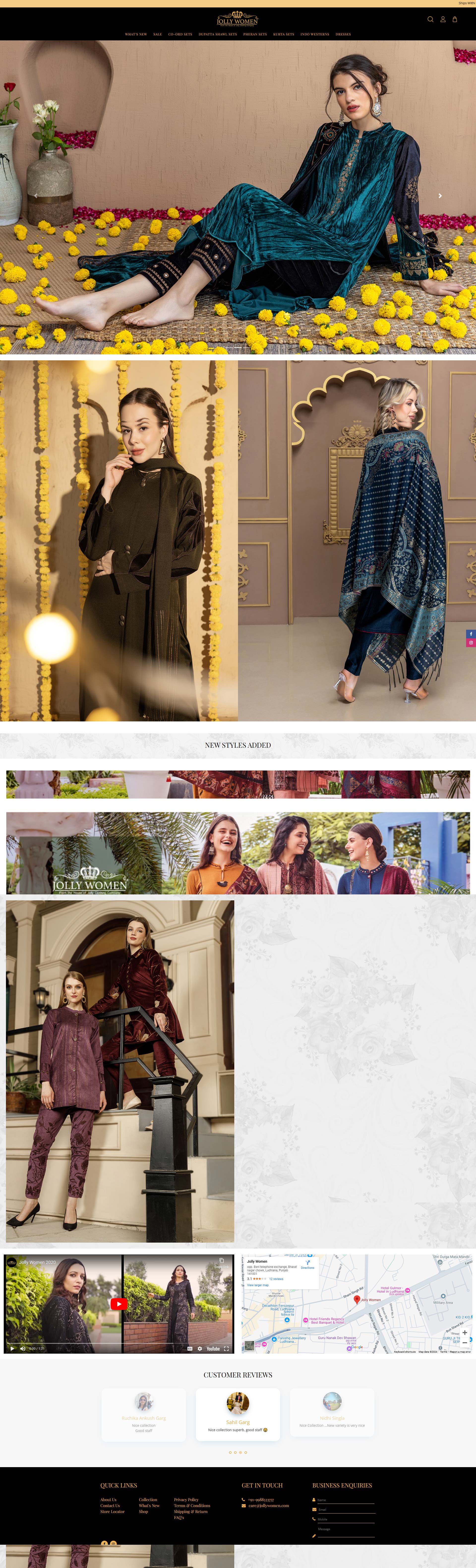 Jolly Women website by Infosoft Network