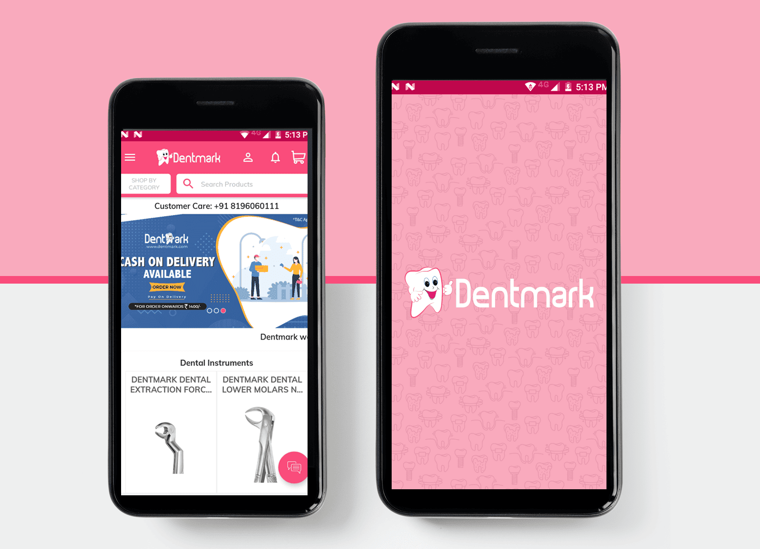 Dentmark mobile app by Infosoft Network